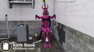 ... takes a dump in a dirty bathroom