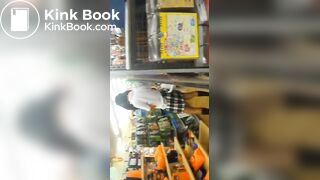 Japanese student girl poops