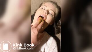 Daddy Feeds Her Poop