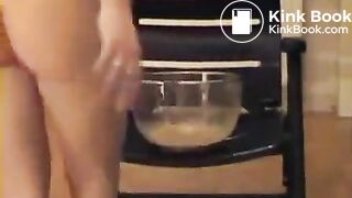 Hot girl shitting and bathing in it