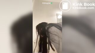 Sexy Big ass shitting toilet 4