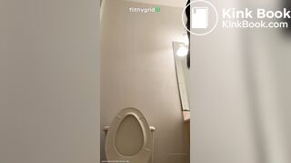 Sexy Big ass shitting toilet 4