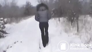 Just a poo in the snow..