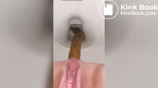 nice long turd from college girl