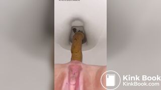 nice long turd from college girl
