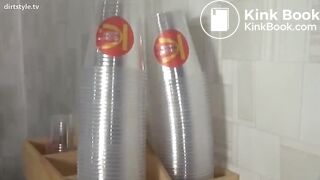 asian girl fast food scat