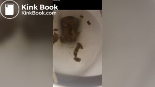 a girl filled the toilet