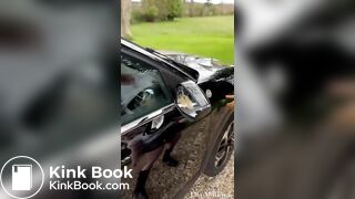 PUBLIC CAR SHIT DESTRUCTION