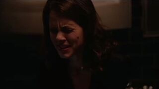 Dr Rose Cotter using the bathroom at a party