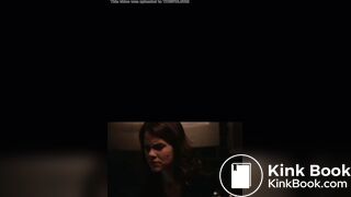 Dr Rose Cotter using the bathroom at a party