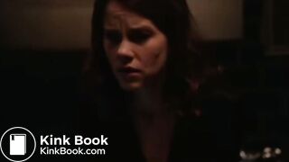 Dr Rose Cotter using the bathroom at a party