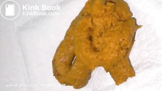 a nice girl poops out soft shit