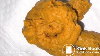 a nice girl poops out soft shit