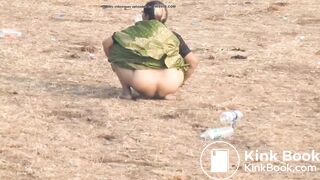 Desi young girl pissing outdoor hiddencam