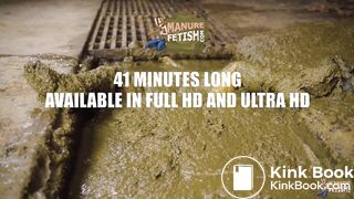 Stationed in the cowshed - german girl in cowshit