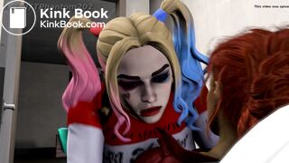 Harley and Ivy's Pizza Binge