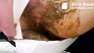 Panty poop while painting