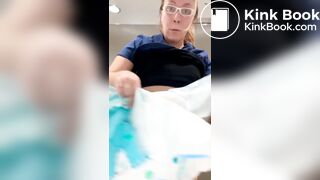 Public diaper poop under pants