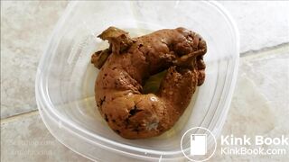 Huge shit in container