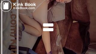 Plastic pants cookie binge mess n cum - video 2