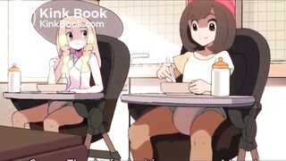 anime diaper shit together