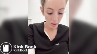 Sexy woman has diarrhea on return