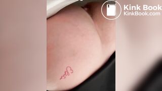 Sexy woman has diarrhea on return