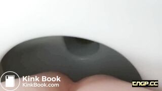 Nice back view toilet poo