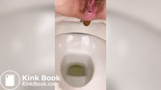 pooping in toilet - video 6