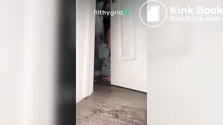 Hot blonde pooping part 2