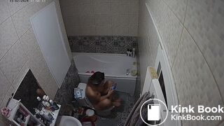 woman shitting in a fantastic position
