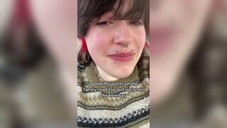 Girl crying because she shit herself
