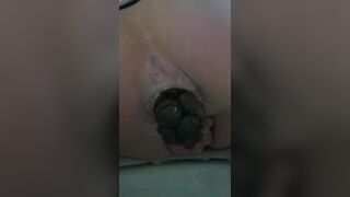 Hard Turd Gapes Her Ass Good
