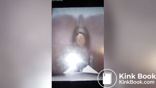 Black ebony shares her poop from a different device 2