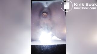 Black ebony shares her poop from a different device 2