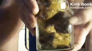 A poo in a jar..