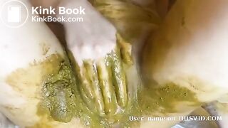Huge pantypoop and smear