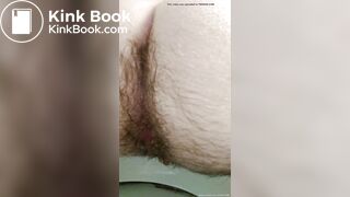 FTM Amateur Makes Juicy Bubbles With Hairy Asshole