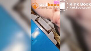 three thick nasty toilet POV shits on festival