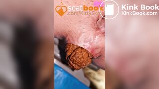 three thick nasty toilet POV shits on festival