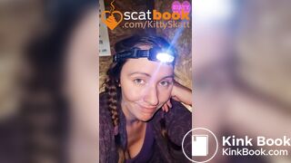 three thick nasty toilet POV shits on festival