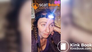 three thick nasty toilet POV shits on festival