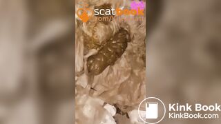 three thick nasty toilet POV shits on festival