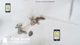 pretty red head girl has enema