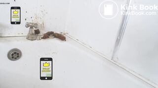 pretty red head girl has enema