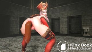 Girl pooping - video 674