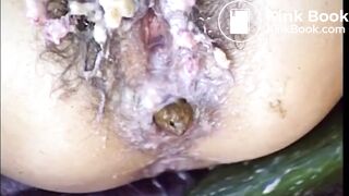 Vomit covered loose cunt shits