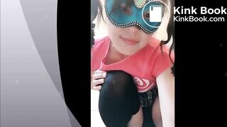 Asian Scat Slut Smears & Cums