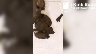 POV your bubblebutt girlfriends shits log on your face