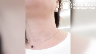 Scat Girl making public mess